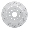 830-76064L Geoperformance Drilled/Slotted Brake Rotor, 1993-1998 Lexus/Toyota/Scion, Position: Rear Left - image 1
