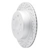 830-76064L Geoperformance Drilled/Slotted Brake Rotor, 1993-1998 Lexus/Toyota/Scion, Position: Rear Left - image 2