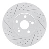 830-76068L Geoperformance Drilled/Slotted Brake Rotor, 2000-2010 Multiple Makes/Models, Position: Front Left - image 1