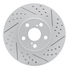 830-76068R Geoperformance Drilled/Slotted Brake Rotor, 2000-2010 Multiple Makes/Models, Position: Front Right - image 1