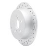830-76069L Geoperformance Drilled/Slotted Brake Rotor, 2000-2010 Multiple Makes/Models, Position: Rear Left - image 2