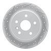 830-76071L Geoperformance Drilled/Slotted Brake Rotor, 2000-2004 Lexus/Toyota/Scion, Position: Rear Left - image 1