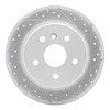 830-76071R Geoperformance Drilled/Slotted Brake Rotor, 2000-2004 Lexus/Toyota/Scion, Position: Rear Right - image 1