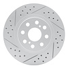 830-76073L Geoperformance Drilled/Slotted Brake Rotor, 2000-2005 Lexus/Toyota/Scion, Position: Rear Left - image 1
