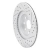 830-76073L Geoperformance Drilled/Slotted Brake Rotor, 2000-2005 Lexus/Toyota/Scion, Position: Rear Left - image 4