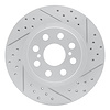 830-76073R Geoperformance Drilled/Slotted Brake Rotor, 2000-2005 Lexus/Toyota/Scion, Position: Rear Right - image 1