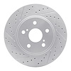 830-76075L Geoperformance Drilled/Slotted Brake Rotor, 2002-2015 Lexus/Toyota/Scion, Position: Front Left - image 1