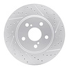 830-76075R Geoperformance Drilled/Slotted Brake Rotor, 2002-2015 Lexus/Toyota/Scion, Position: Front Right - image 1