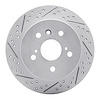830-76079L Geoperformance Drilled/Slotted Brake Rotor, 2007-2012 Lexus/Toyota/Scion, Position: Rear Left - image 1