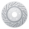 830-76080L Geoperformance Drilled/Slotted Brake Rotor, 2006-2020 Multiple Makes/Models, Position: Front Left - image 1