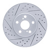 830-76081L Geoperformance Drilled/Slotted Brake Rotor, 2008-2019 Multiple Makes/Models, Position: Front Left - image 1