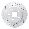 830-76082L Geoperformance Drilled/Slotted Brake Rotor, 2008-2018 Multiple Makes/Models, Position: Rear Left - image 1