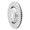 830-76085L Geoperformance Drilled/Slotted Brake Rotor, 2009-2015 Lexus/Toyota/Scion, Position: Front Left - image 2