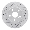 830-76087L Geoperformance Drilled/Slotted Brake Rotor, 2010-2017 Lexus/Toyota/Scion, Position: Front Left - image 1