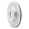 830-76087L Geoperformance Drilled/Slotted Brake Rotor, 2010-2017 Lexus/Toyota/Scion, Position: Front Left - image 2