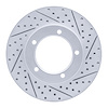 830-76112R Geoperformance Drilled/Slotted Brake Rotor, 1998-2007 Lexus/Toyota/Scion, Position: Front Right - image 1
