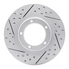 830-76120L Geoperformance Drilled/Slotted Brake Rotor, 1995-2004 Lexus/Toyota/Scion, Position: Front Left - image 1