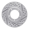 830-76120R Geoperformance Drilled/Slotted Brake Rotor, 1995-2004 Lexus/Toyota/Scion, Position: Front Right - image 1