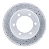 830-76121L Geoperformance Drilled/Slotted Brake Rotor, 1995-2004 Lexus/Toyota/Scion, Position: Front Left - image 1