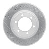 830-76126L Geoperformance Drilled/Slotted Brake Rotor, 2003-2009 Lexus/Toyota/Scion, Position: Front Left - image 1