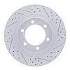 830-76126R Geoperformance Drilled/Slotted Brake Rotor, 2003-2009 Lexus/Toyota/Scion, Position: Front Right - image 1