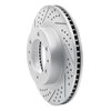 830-76128L Geoperformance Drilled/Slotted Brake Rotor, Fits Select Lexus/Toyota/Scion, Position: Front Left - image 2