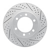 830-76128R Geoperformance Drilled/Slotted Brake Rotor, Fits Select Lexus/Toyota/Scion, Position: Front Right - image 1