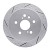 830-76130L Geoperformance Drilled/Slotted Brake Rotor, 2004-2009 Lexus/Toyota/Scion, Position: Rear Left - image 1