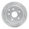 830-76134L Geoperformance Drilled/Slotted Brake Rotor, 2006-2018 Lexus/Toyota/Scion, Position: Rear Left - image 1
