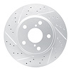 830-76135L Geoperformance Drilled/Slotted Brake Rotor, 2006-2018 Multiple Makes/Models, Position: Front Left - image 1