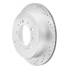 830-76137L Geoperformance Drilled/Slotted Brake Rotor, Fits Select Lexus/Toyota/Scion, Position: Rear Left - image 2