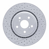 830-76138L Geoperformance Drilled/Slotted Brake Rotor, Fits Select Lexus/Toyota/Scion, Position: Front Left - image 1