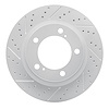 830-76140L Geoperformance Drilled/Slotted Brake Rotor, 2008-2021 Lexus/Toyota/Scion, Position: Front Left - image 1