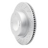 830-76140L Geoperformance Drilled/Slotted Brake Rotor, 2008-2021 Lexus/Toyota/Scion, Position: Front Left - image 2