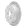 830-76141L Geoperformance Drilled/Slotted Brake Rotor, 2010-2020 Lexus/Toyota/Scion, Position: Rear Left - image 2