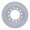 830-76143L Geoperformance Drilled/Slotted Brake Rotor, Fits Select Lexus/Toyota/Scion, Position: Rear Left - image 1