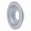 830-76143L Geoperformance Drilled/Slotted Brake Rotor, Fits Select Lexus/Toyota/Scion, Position: Rear Left - image 4