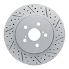 830-76155R Geoperformance Drilled/Slotted Brake Rotor, Fits Select Lexus/Toyota/Scion, Position: Front Right - image 1