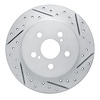 830-76156R Geoperformance Drilled/Slotted Brake Rotor, Fits Select Lexus/Toyota/Scion, Position: Rear Right - image 1