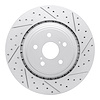 830-76158R Geoperformance Drilled/Slotted Brake Rotor, Fits Select Lexus/Toyota/Scion, Position: Front Right - image 1