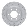 830-76162R Geoperformance Drilled/Slotted Brake Rotor, Fits Select Lexus/Toyota/Scion, Position: Front Right - image 1
