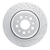 830-79003R Geoperformance Drilled/Slotted Brake Rotor, 2014-2016 Maserati, Position: Rear Right - image 1