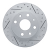 830-80023R Geoperformance Drilled/Slotted Brake Rotor, 1990-1993 Ford/Lincoln/Mercury/Mazda, Position: Rear Right - image 1