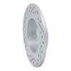 830-80023R Geoperformance Drilled/Slotted Brake Rotor, 1990-1993 Ford/Lincoln/Mercury/Mazda, Position: Rear Right - image 4