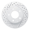830-80028L Geoperformance Drilled/Slotted Brake Rotor, 1993-2003 Ford/Lincoln/Mercury/Mazda, Position: Front Left - image 1