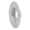 830-80029L Geoperformance Drilled/Slotted Brake Rotor, 1993-2003 Ford/Lincoln/Mercury/Mazda, Position: Rear Left - image 4