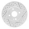 830-80030R Geoperformance Drilled/Slotted Brake Rotor, 1994-2002 Ford/Lincoln/Mercury/Mazda, Position: Front Right - image 1