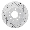 830-80031R Geoperformance Drilled/Slotted Brake Rotor, 1993-1995 Ford/Lincoln/Mercury/Mazda, Position: Front Right - image 1