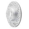 830-80031R Geoperformance Drilled/Slotted Brake Rotor, 1993-1995 Ford/Lincoln/Mercury/Mazda, Position: Front Right - image 2