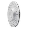 830-80036L Geoperformance Drilled/Slotted Brake Rotor, 2001-2005 Ford/Lincoln/Mercury/Mazda, Position: Front Left - image 2